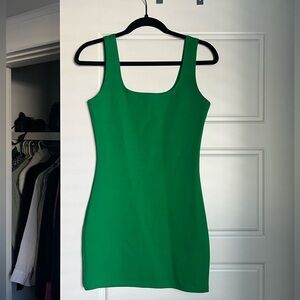 Green Mini Sculpt Dress